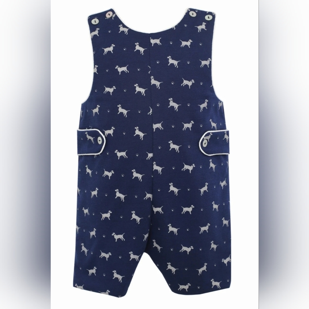 Claire and Charlie - Dog Print Baby Boys Jon Jon 12m